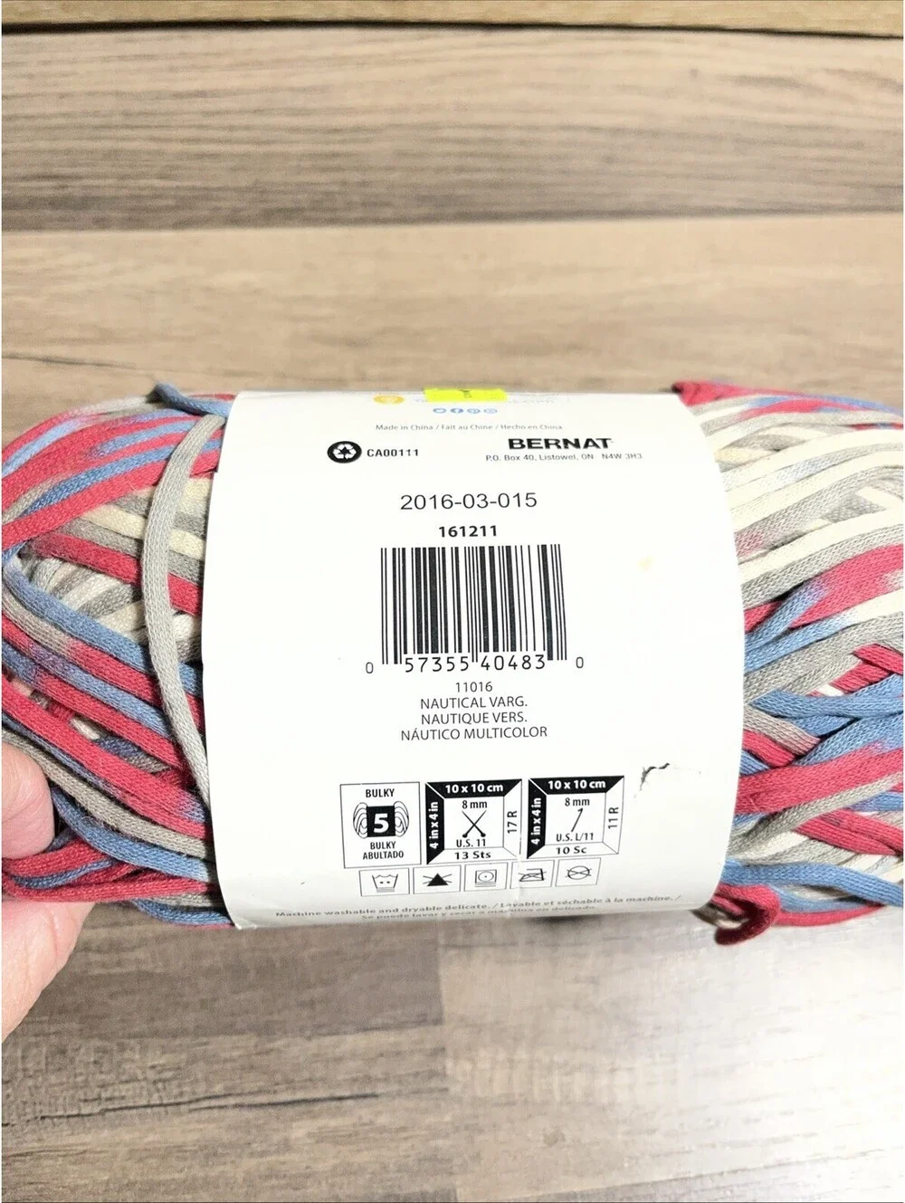 Bernat Maker Home Dec Yarn Nautical Variegate